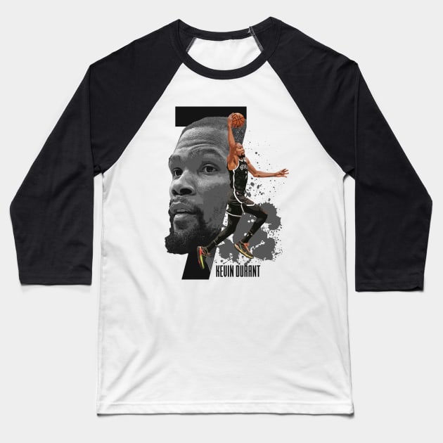 Kevin Durant Baseball T-Shirt by Juantamad